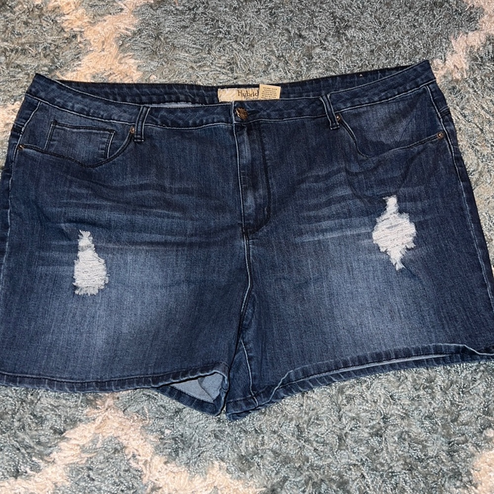 Hybrid & company denim shorts size 24